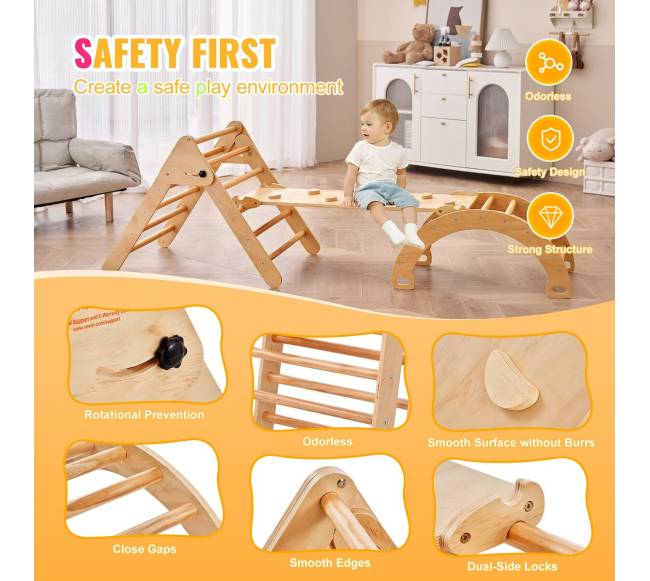 Pikler trikampių rinkinys 5in1 vaikams3