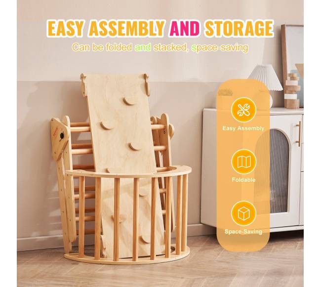 Pikler trikampių rinkinys 5in1 vaikams5