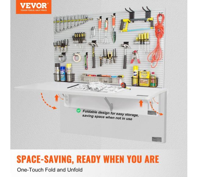 Sieninis sulankstomas stalas su lentyna1