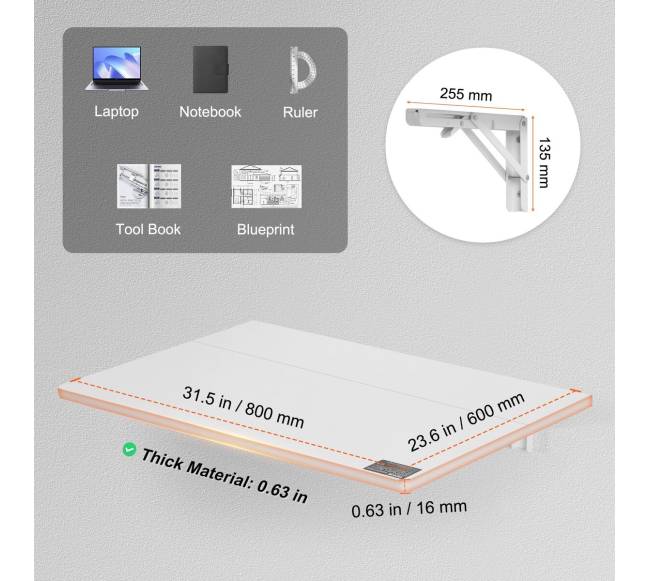 Sieninis sulankstomas stalas su lentyna3