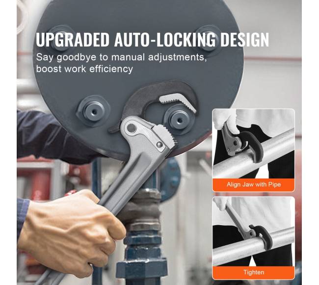 Aliumininis vamzdžių raktas 14 inčų1