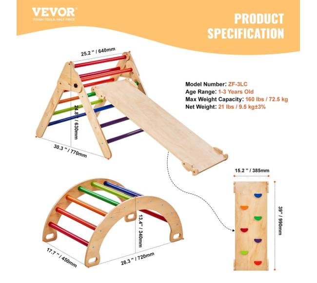 piklerio trikampio rinkinys 5in1 montessori žaislai6