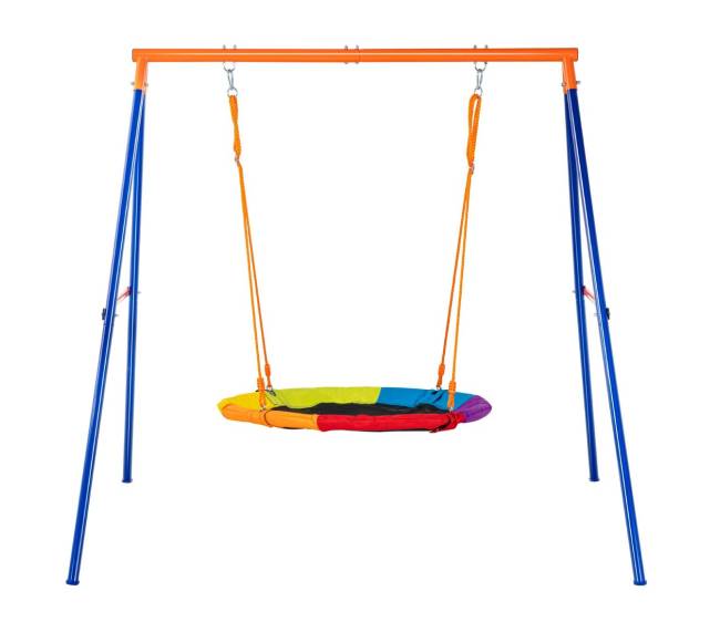 Sodo supynės su 40 cm lėkštės formos sėdyne0