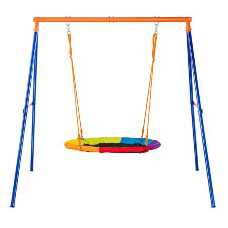 Sodo supynės su 40 cm lėkštės formos sėdyne0