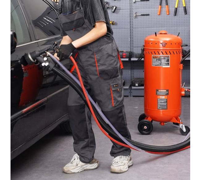 28 gal be dulkių smėliasrautė su vakuumo sistema7