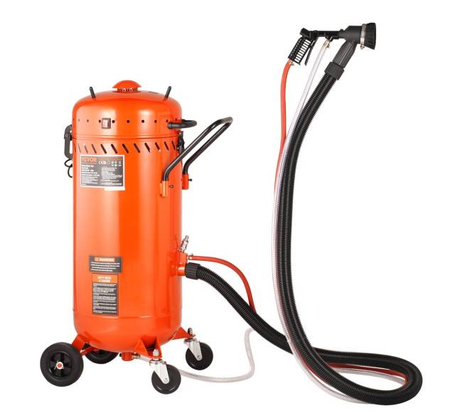 28 gal be dulkių smėliasrautė su vakuumo sistema10