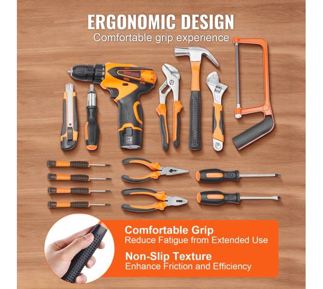 146 dalių įrankių rinkinys su grąžtu4