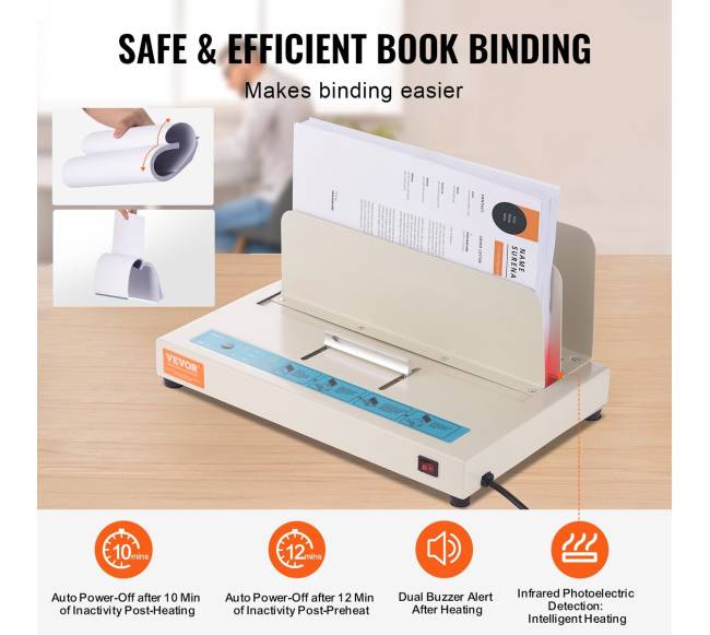 Terminio įrišimo aparatas 500 lapų A3 A4 A54