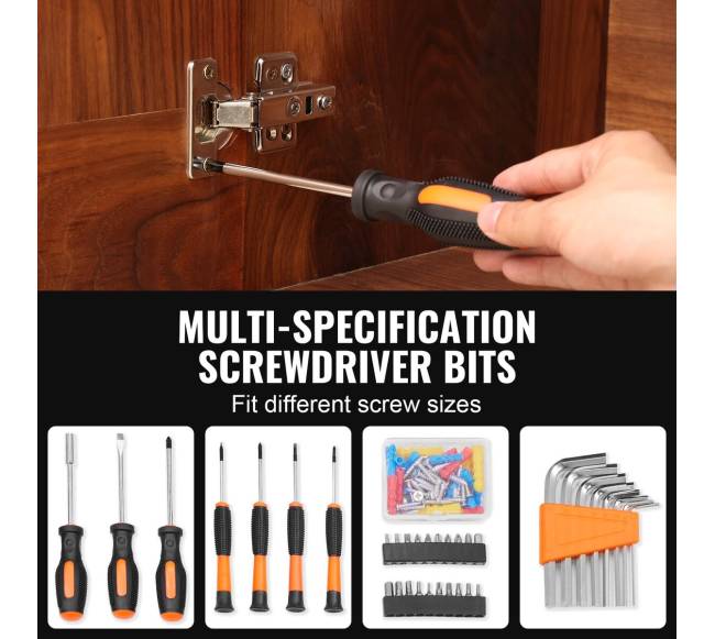 Namų įrankių rinkinys 132 dalių5