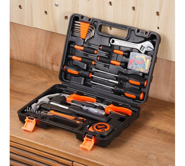 Namų įrankių rinkinys 132 dalių7