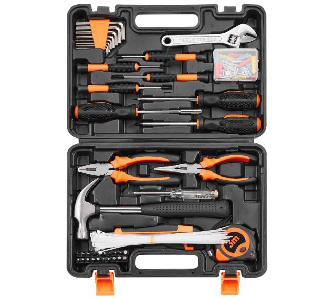 Namų įrankių rinkinys 132 dalių10