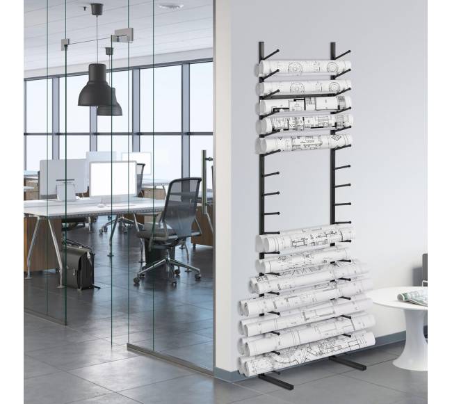 Vertikalus brėžinių stovo laikiklis 16 sluoksnių7