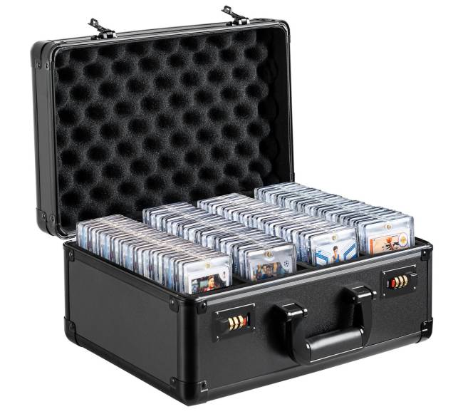 sportinių kortelių dėklas su kodiniu užraktu0