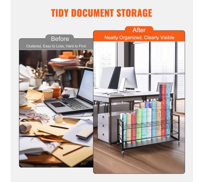 Brėžinių laikymo lentyna su 50 vietų4