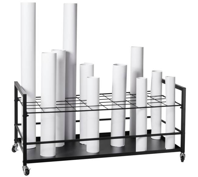 Brėžinių laikymo lentyna su 50 vietų10