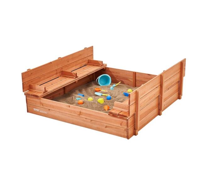 Medinis lauko smėlio dėžė vaikams 3-12 metų8