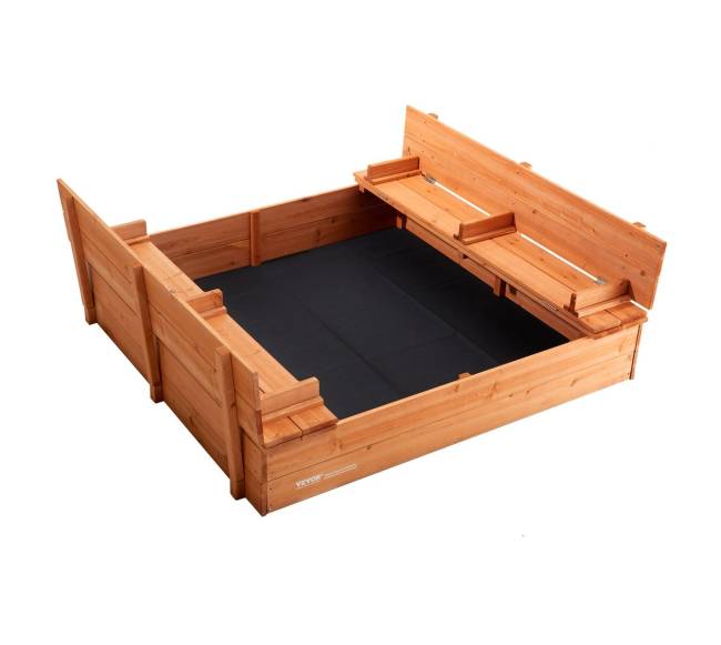 Medinis lauko smėlio dėžė vaikams 3-12 metų10