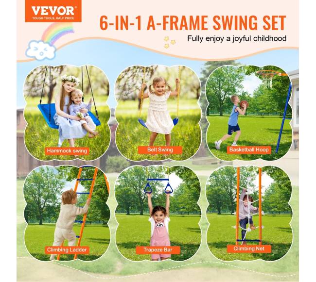 Kiemo sūpynės 6 in 1 rinkinys1