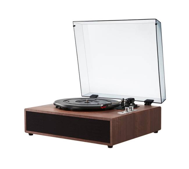 Bluetooth vinilo plokštelių grotuvas su 10W garsiakalbiais0