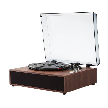 Bluetooth vinilo plokštelių grotuvas su 10W garsiakalbiais0