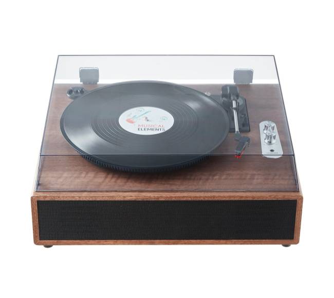 Bluetooth vinilo plokštelių grotuvas su 10W garsiakalbiais10