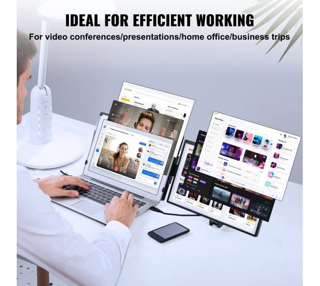 Nešiojamo kompiuterio ekranas prailginimui 14 colių5