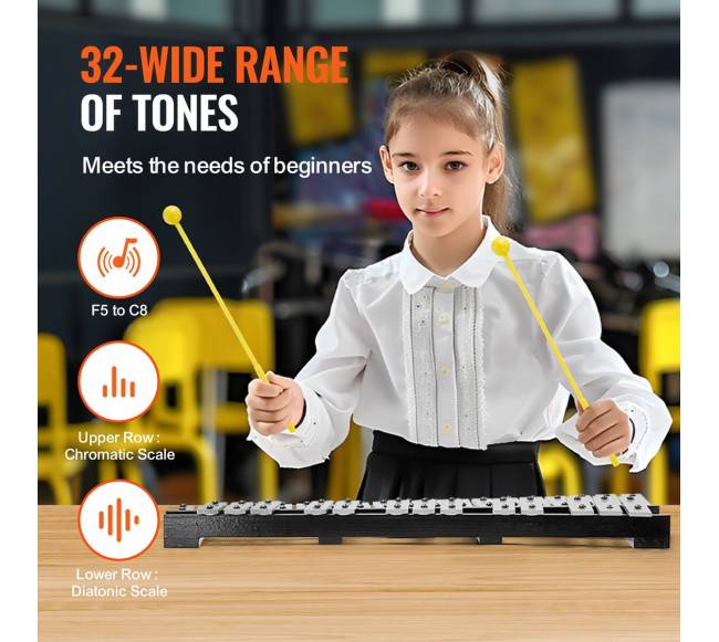 32 natų metalofonas su mušamaisiais ir maišeliu2