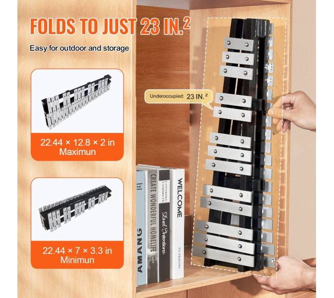 32 natų metalofonas su mušamaisiais ir maišeliu4