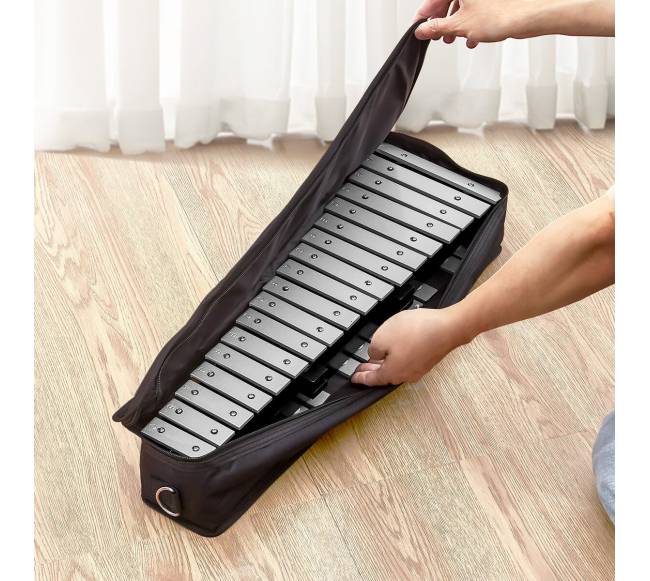 32 natų metalofonas su mušamaisiais ir maišeliu7