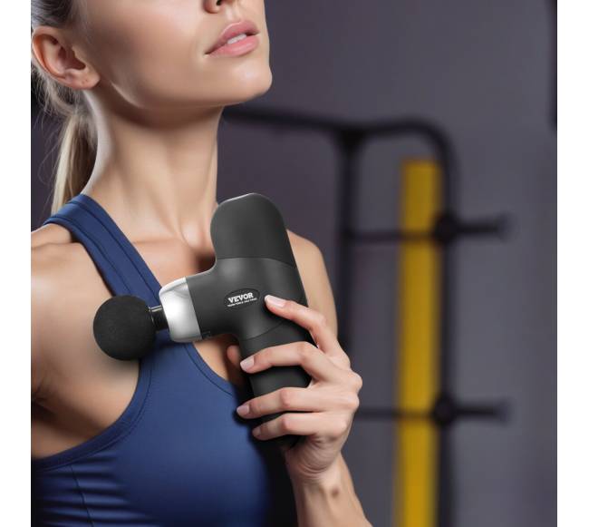 Mini masažo pistoletas su 4 greičiais7