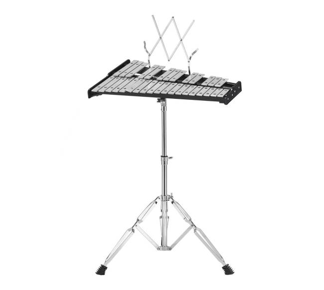 32 natų metalofonas su lazdelėmis ir stovu10