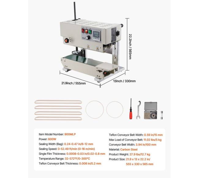 Vertikali maišų sandarinimo mašina iš anglinio plieno6