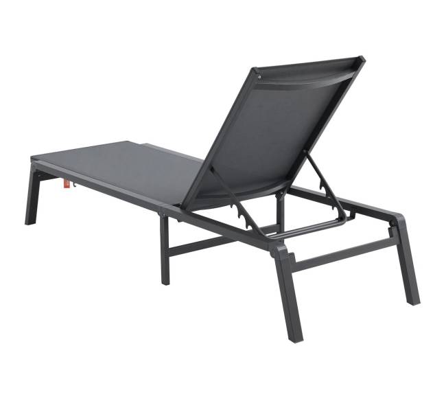 Reguliuojama lauko šezlongų kėdė terasa8