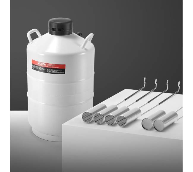 Skysto azoto talpa 20 l aliuminio lydinio LN2 indas 6 talpyklos7