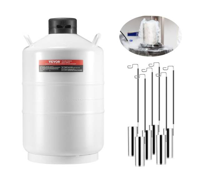 Skysto azoto talpa 20 l aliuminio lydinio LN2 indas 6 talpyklos8