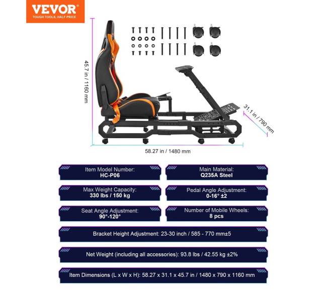Lenktynių vairo stovas Logitech G923G920G296