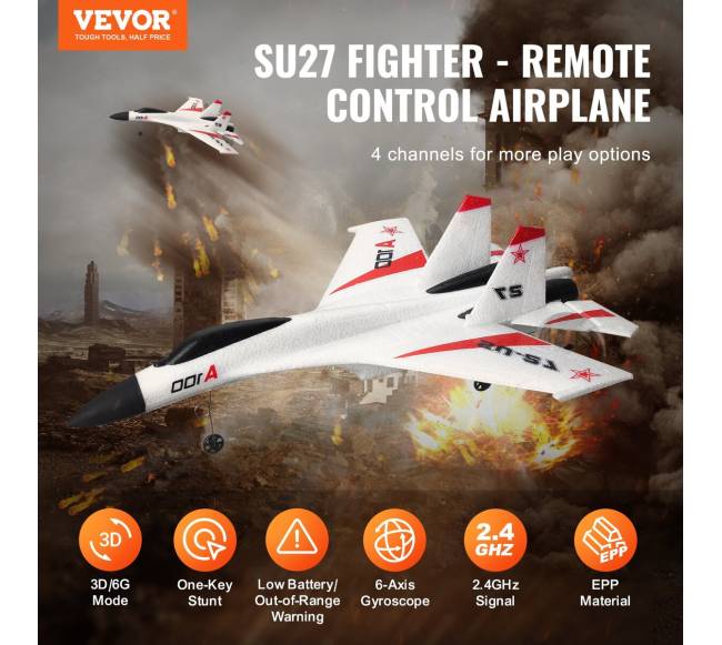 RC lėktuvas iš EPP putų su valdymu1