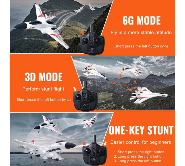 RC lėktuvas iš EPP putų su valdymu2