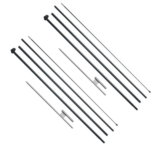 Plunksninės vėliavos stiebas su kuolais10