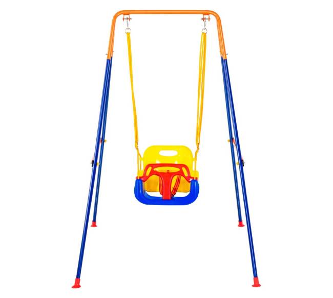 Trivietės supynės kiemui su smėlio maišais0