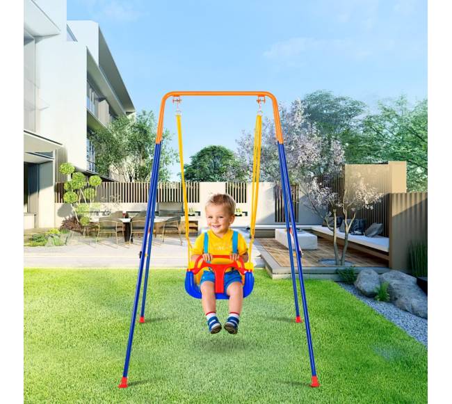 Trivietės supynės kiemui su smėlio maišais7