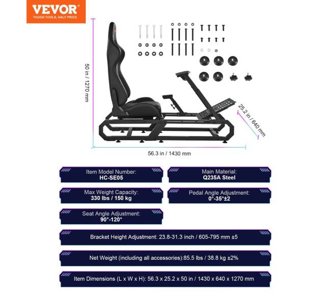 Lenktynių vairo stovas Logitech G923G296