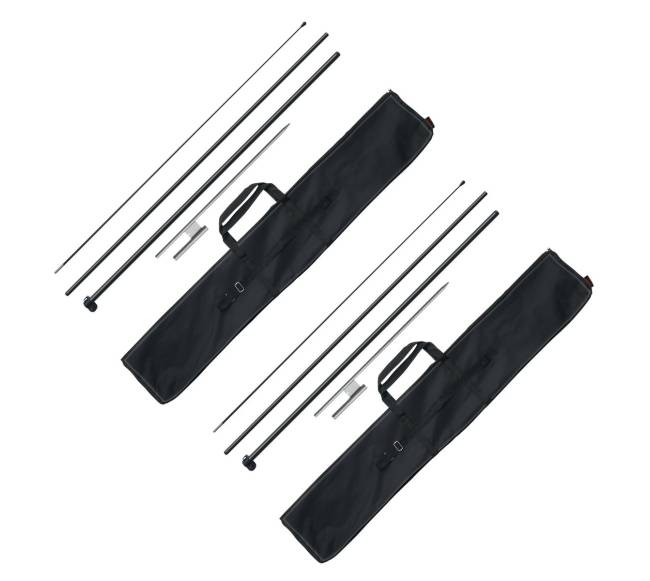 Vėliavos stiebo komplektas 3,88 m su įtvirtinimais8