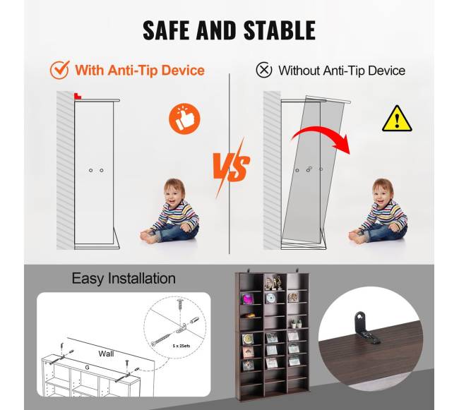 Medijų saugykla su reguliuojamomis lentynomis3