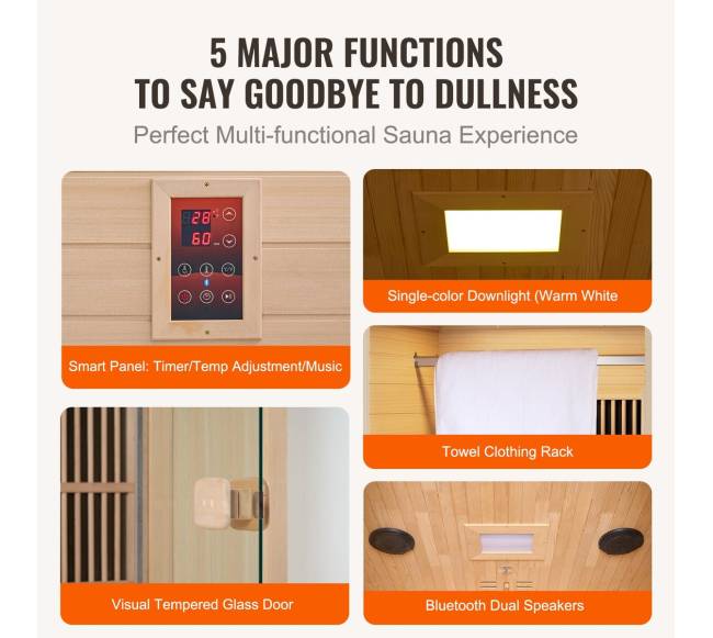 Infraraudonųjų spindulių medinė pirtis 1 asmeniui3