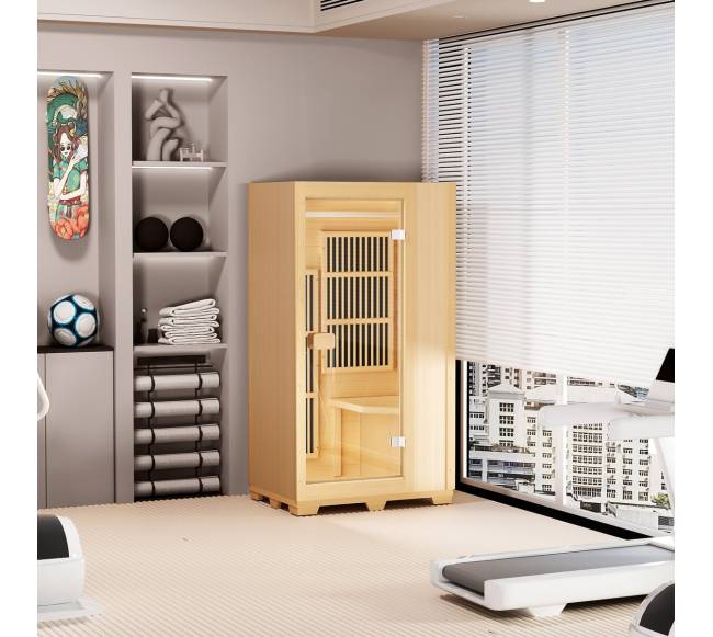 Infraraudonųjų spindulių medinė pirtis 1 asmeniui7