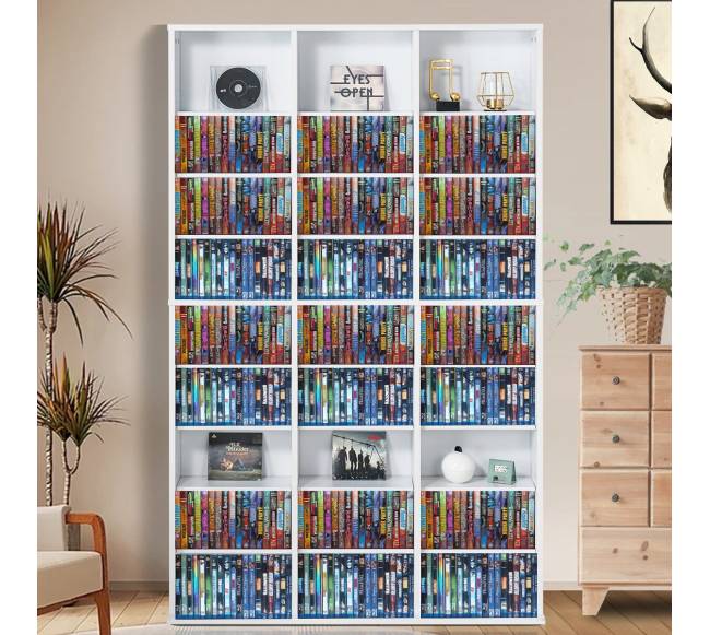 Reguliuojama DVD lentynų laikymo spinta 756 CD7