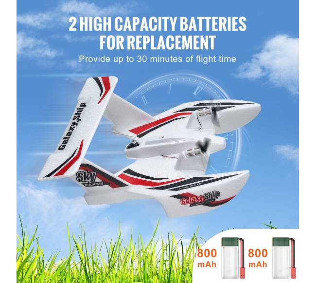 Amfibinis RC lėktuvas su nuotolinio valdymo pultu3