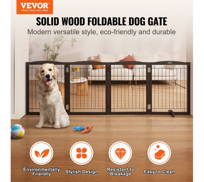 Sulankstoma nepriklausoma šunų tvorela ruda1