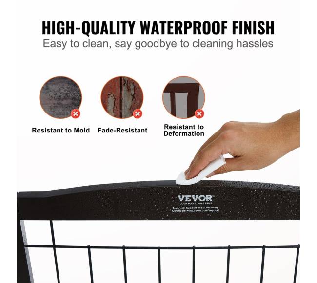 Sulankstoma nepriklausoma šunų tvorela ruda5